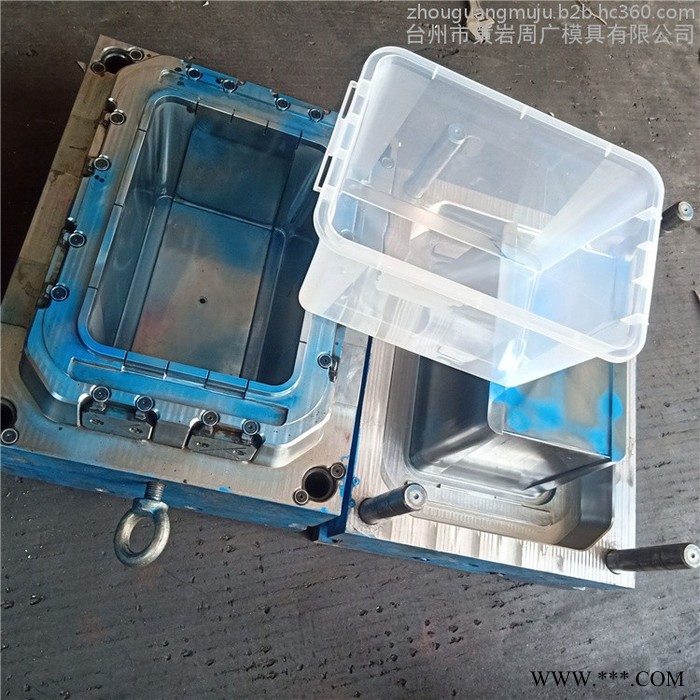 注塑模具制造厂家加工整理箱模具 收纳箱模具 进口模具钢塑料箱模具胶箱模具价格图4