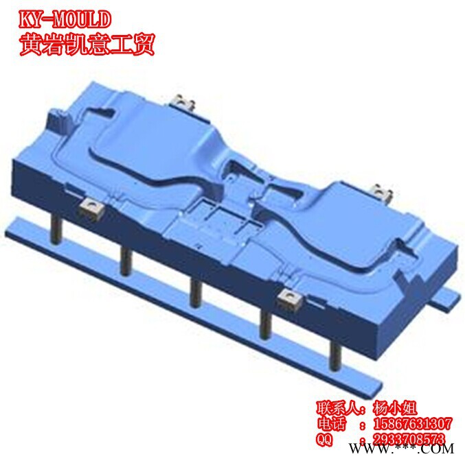 供应设计制造汽车空调通风管注塑模具 空调系统分管模具 空调通风管道系统吹塑模具图3
