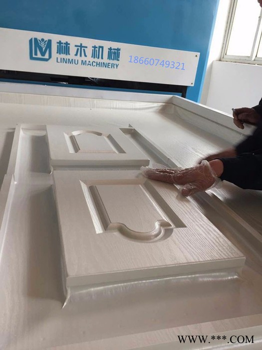 林木TM2480A 真空吸塑机橱柜移门吸塑机图2