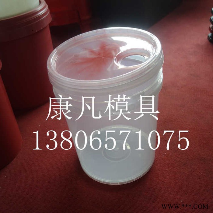 注塑模具 塑料桶模具 bucket  mould 油桶模具图2