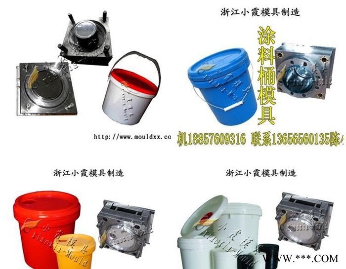 做注塑模具公司 20L密封包装桶八角模具 20升八角油漆桶模具价格图2