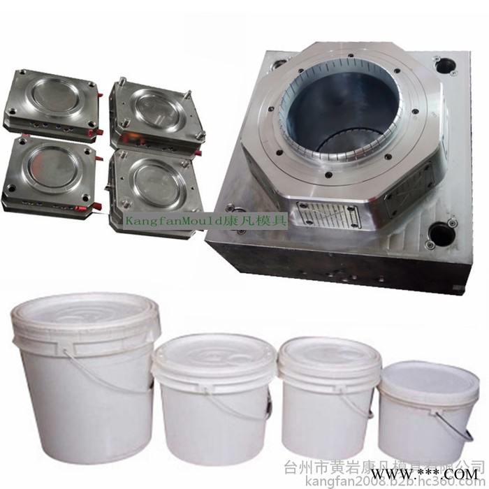 16公斤塑料油桶开模具，10升防冻液桶模具 注塑模具图5