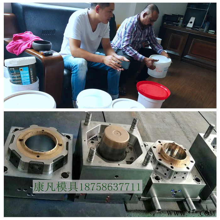 16公斤塑料油桶开模具，10升防冻液桶模具 注塑模具图7