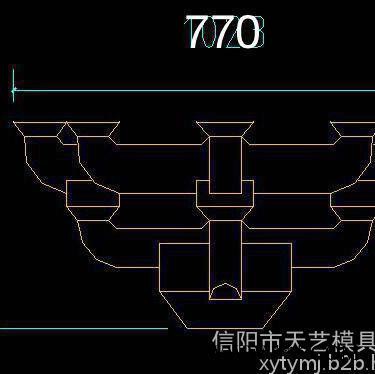 天艺三踩半斗斗拱模具 仿古建模具 斗拱注塑模具 古建模具 斗拱模具