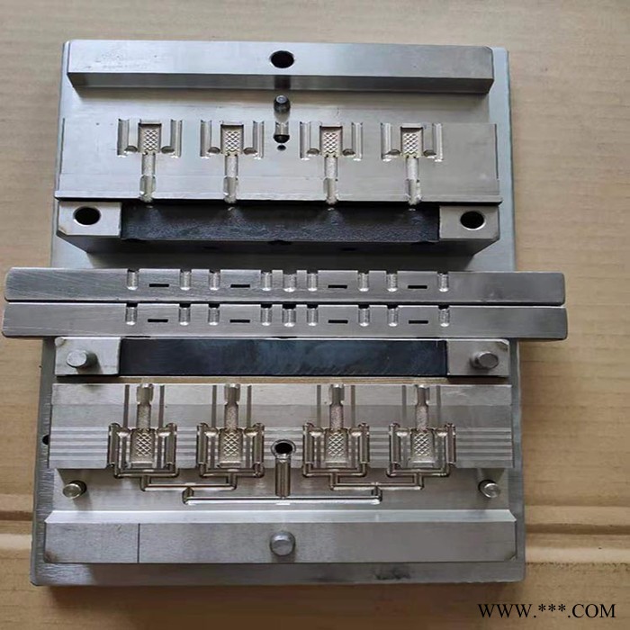 拉链胶头模具 数据线材模具 电 源 线插头模具 立式注塑模具图2