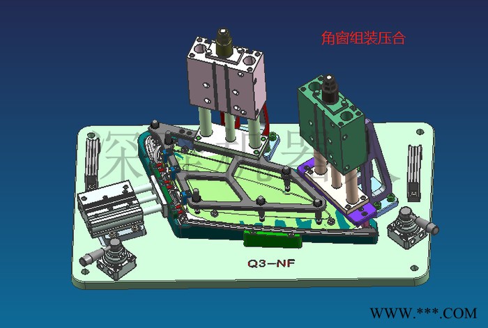注塑模具加工 焊接夹具 精密机械零件加工 夹具设计手册 深隆ST8674 点用词夹具 磁力焊接工装 自定心夹具夹具制定图2