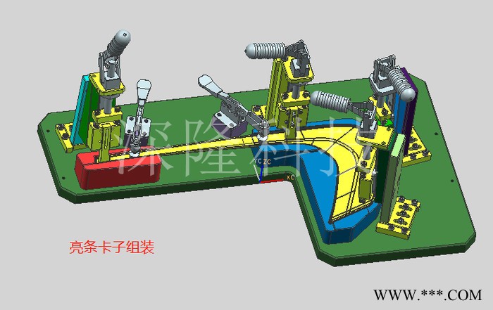 注塑模具加工 焊接夹具 精密机械零件加工 夹具设计手册 深隆ST8674 点用词夹具 磁力焊接工装 自定心夹具夹具制定图3