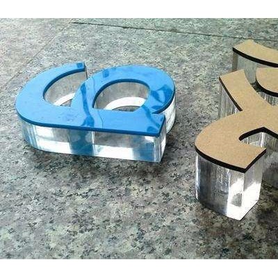 德溢 亚克力水晶字   亚克力吸塑字   面贴有机板水晶字