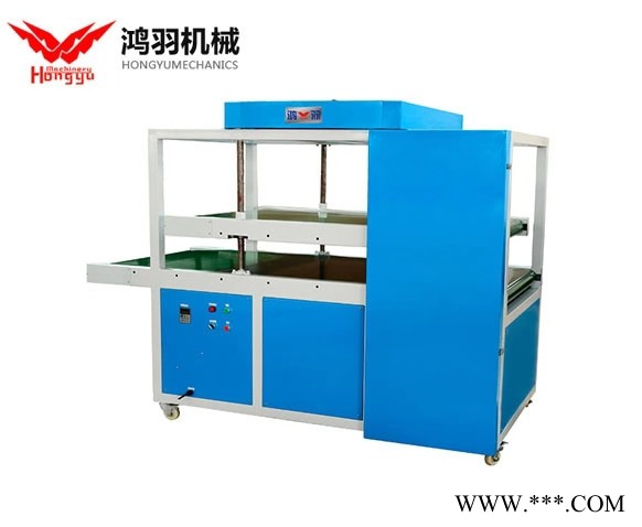 鸿羽机械生产50吨吸塑玩具手袋箱包液压裁断机直销全国各地图2
