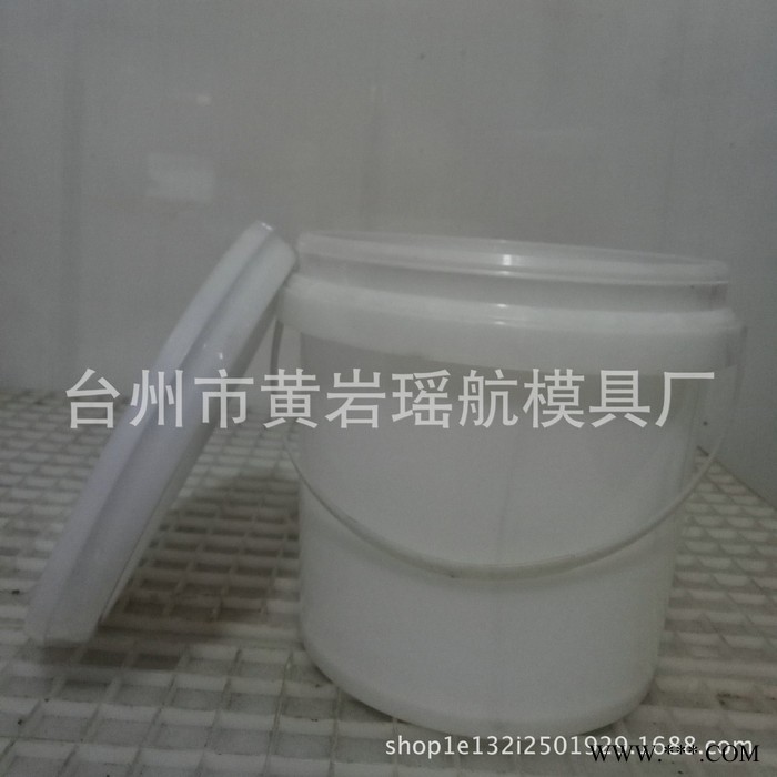 **塑料桶模具 提手水桶 鱼桶 带盖密封水桶注塑模具加工图3