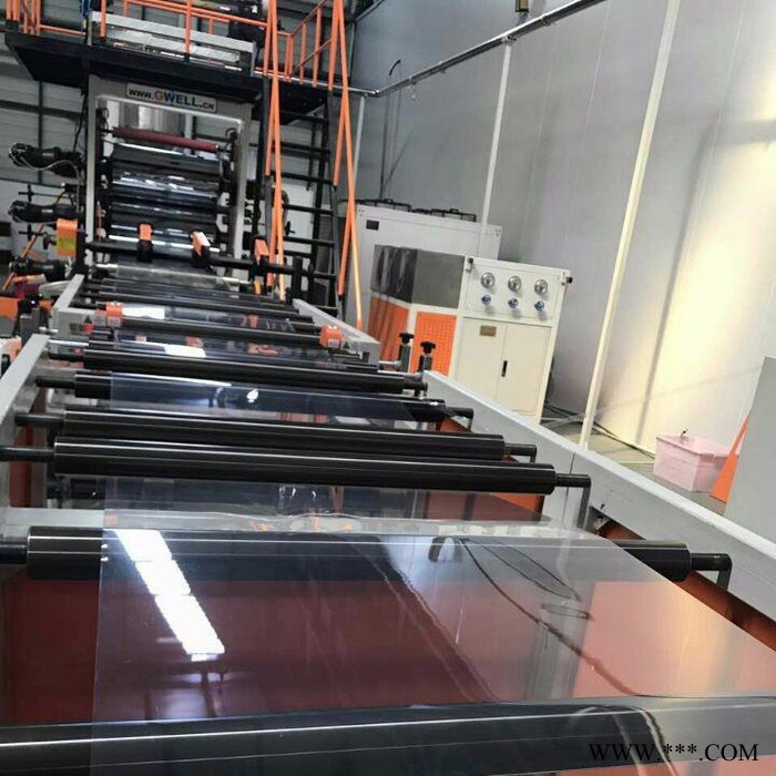 PET吸塑包装片、文具装饰片挤出生产线图3