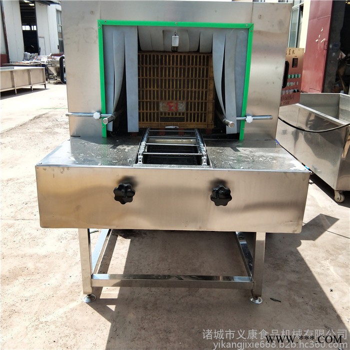 义康牌XKJ-4000型宠物笼子清洗机  吸塑盒清洗机   隧道式洗箱机图3