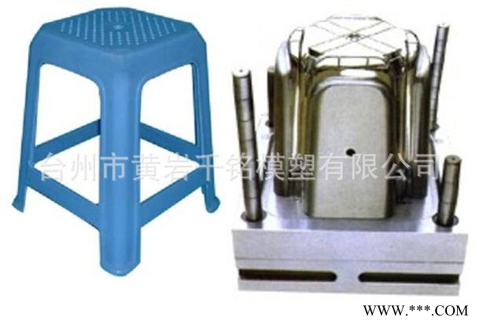凳子注塑模具 圆凳子模具 儿童凳子模具图2