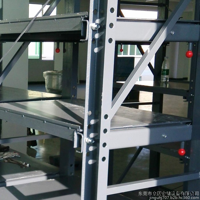 标准抽屉式重型仓储模具货架批发 重量型五金注塑模具摆放铁架子图8