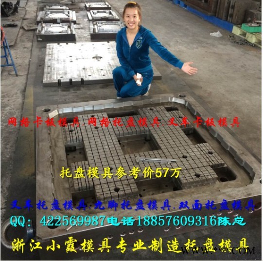 台州注塑模具厂 1.5m塑料栈板模具  一米三单面塑胶栈板模具低价促销图6