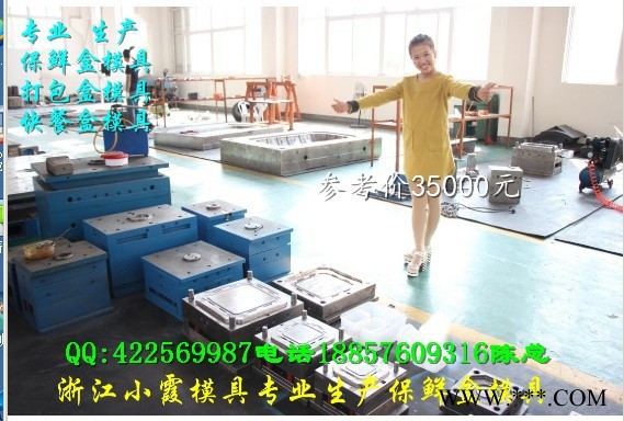 新上市薄壁注射储藏盒模具，一次性注射午餐盒模具 2500ml一次性快餐盒模具工厂图3