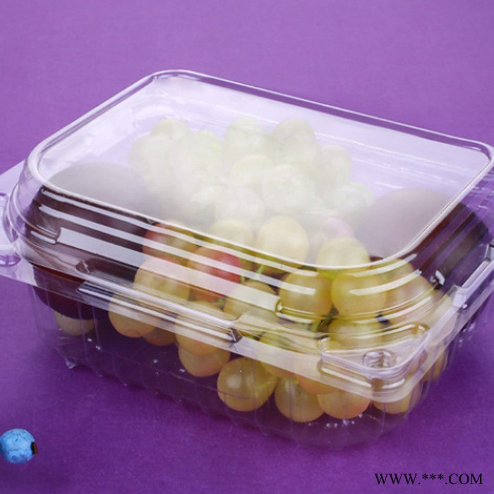 河北祥庆  带盖无异味塑料盒  多格果切盒 食品吸塑盒