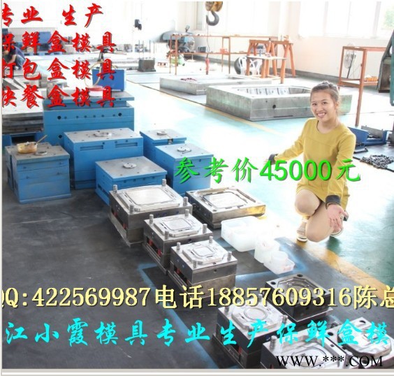 100毫升一次性保鲜盒模具 3000ml薄壁快餐盒模具 薄壁保鲜盒塑料模具开模图3