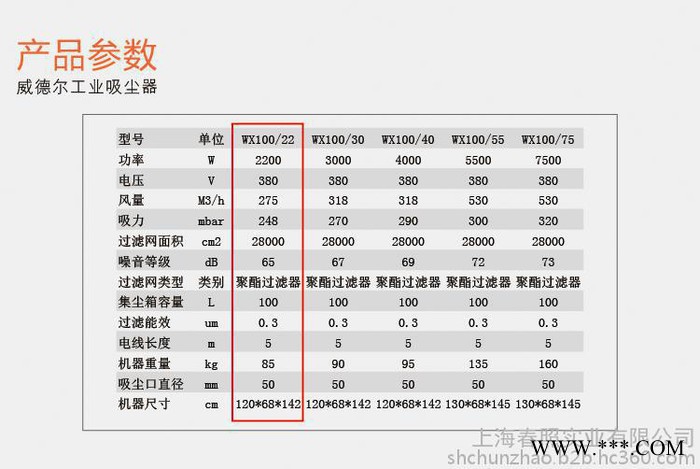 威德尔WX100/22 浦东塑料粒子厂用吸尘器吸塑料粒子废弃粉尘用图2