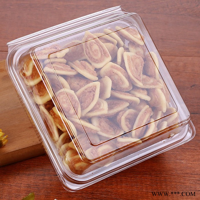祥庆 汉堡包吸塑盒 糕点食品盒 一次性西点盒图6