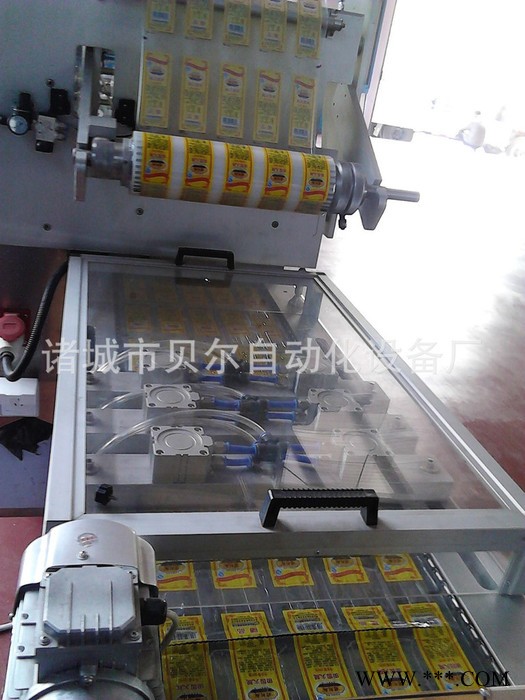 吸塑自动包装机 鸡精给袋式包装机 食品真空包装机速度快，配备圆角切刀，产品更上档次图6