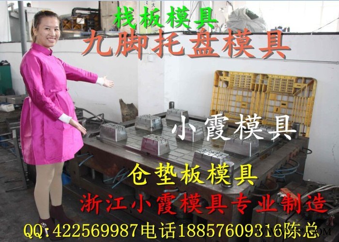 浙江小霞模具 生产注塑模具 1米1塑料双面卡板模具 1米1塑料双层卡板模具 1米1塑料川字卡板模具价位图8