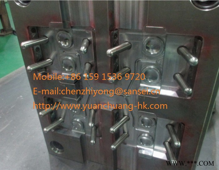 瓶盖转牙注塑模具，多穴模具，注塑成型加工图2