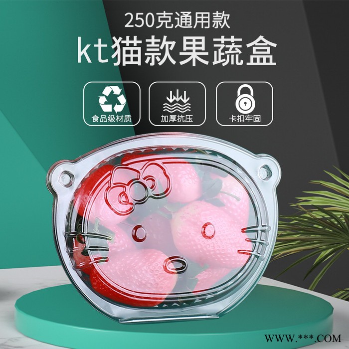 弘迪塑料盒 果切盒 PET吸塑多种规格 水果沙拉盒 pc透明盒图2