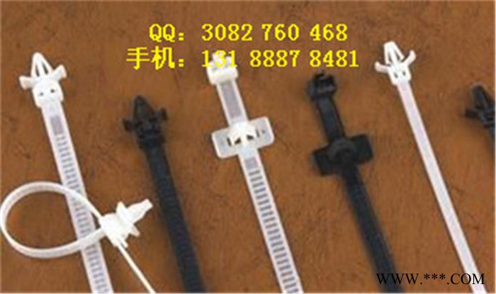 济南塑料机械行业用珠孔式扎带/束线带/扎线/绑扎带/捆扎带 耐麿不易断 廉价**图4