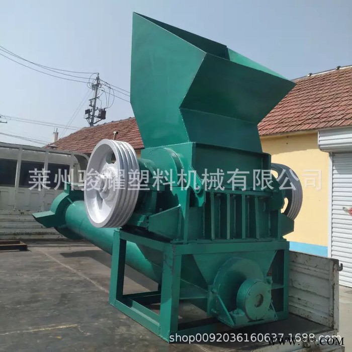 骏耀机械 废旧塑料再生破碎机 塑料粉碎机 强力粉碎机 洗料筒 **  定制塑料机械图2