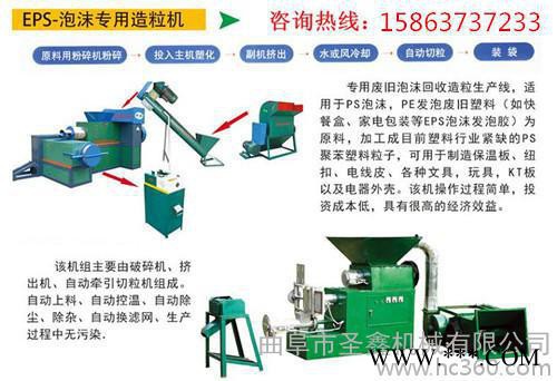 江苏粉碎清洗一体泡沫造粒机 多功能塑料机械图2