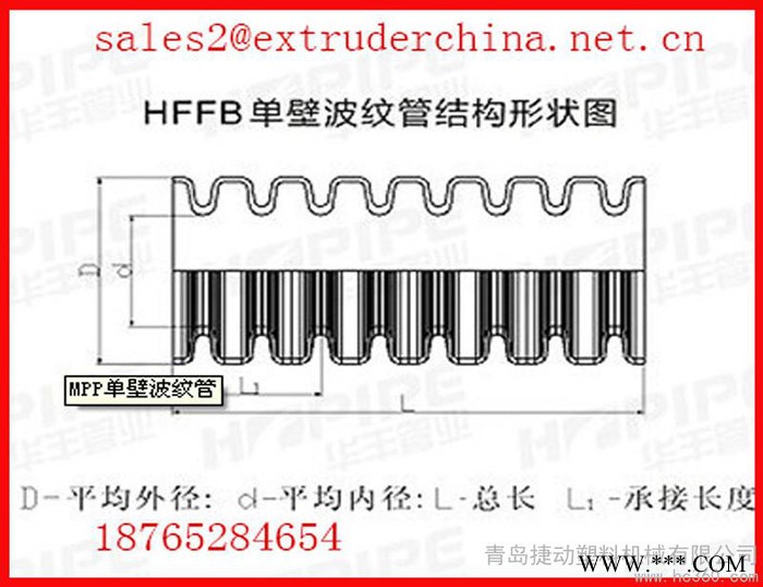 供应捷动塑料机械SJ90/33MPP（HFB)电力管 生产设备