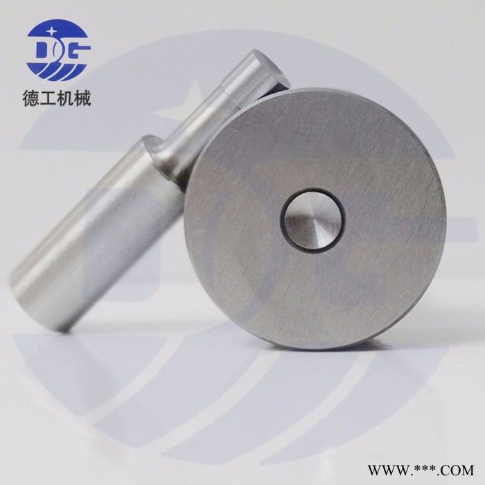 广州小型压片机模具单面刻字冲针浅弧平斜模具单冲压片模具图2