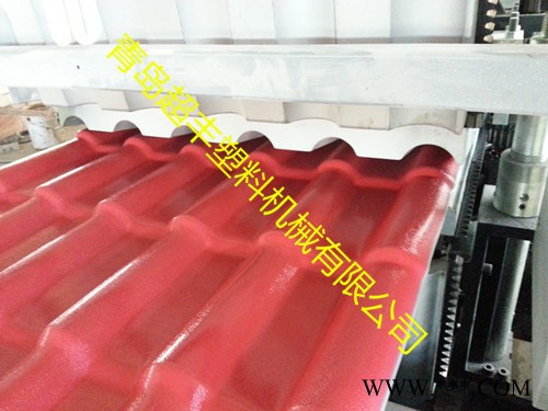 青岛超丰塑料多层琉璃瓦设备生产线供应高质量塑料机械设备图2