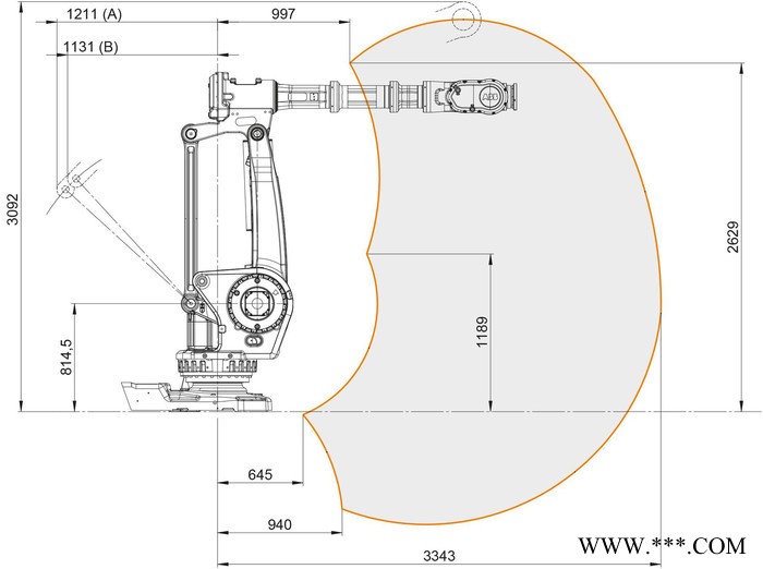 ABB冲压机器人IRB 6660  负载100kg ABB上下料机器人图2
