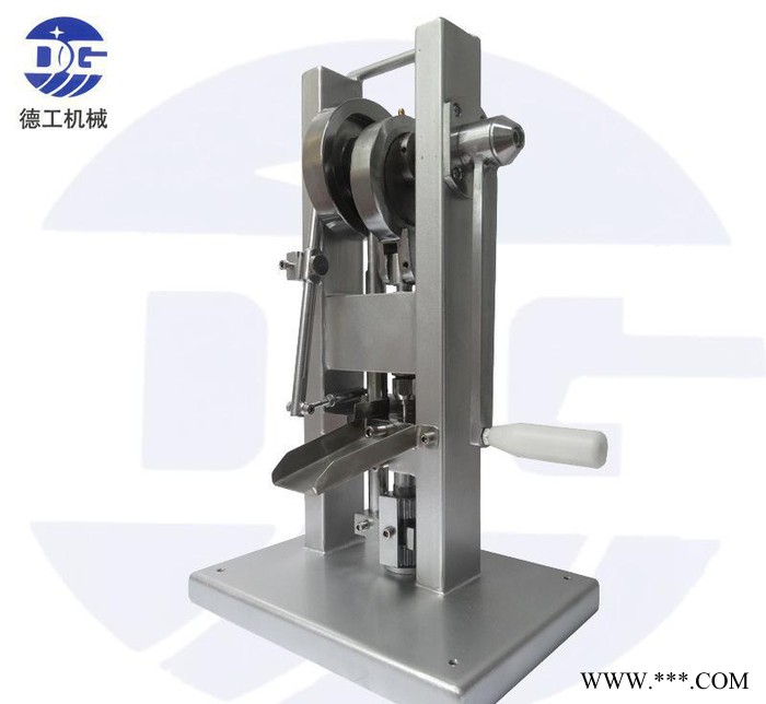 德工机械YP-1.5S手摇式单冲压片机实验室粉末打片机图2