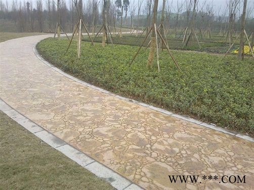 上海誉臻滨州彩色路面压印地坪/水泥压花地坪/压模混凝土材料/透水地坪 地坪模具 地坪施工 滨州地坪图6