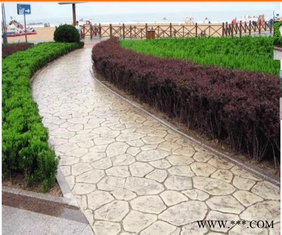 上海誉臻滨州彩色路面压印地坪/水泥压花地坪/压模混凝土材料/透水地坪 地坪模具 地坪施工 滨州地坪图3