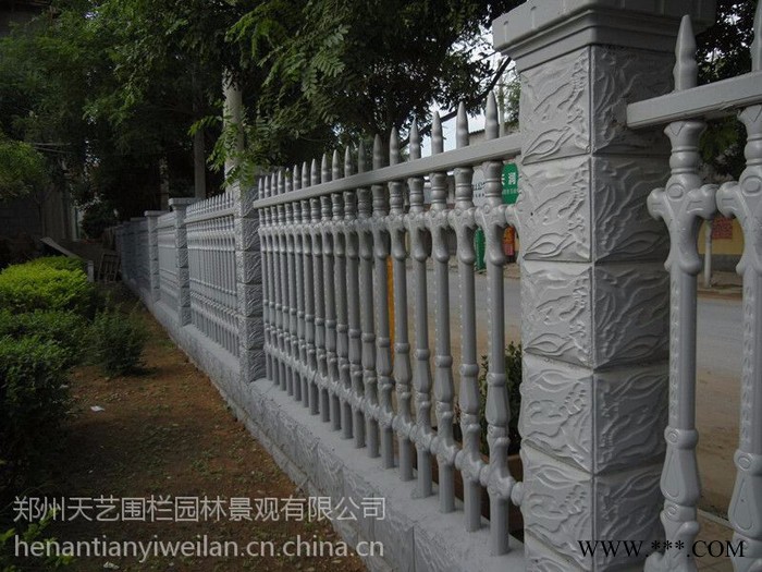天艺水泥围栏模具混凝土制品艺术围栏模具，金剑围栏模具，水泥栏杆模具及产品图4