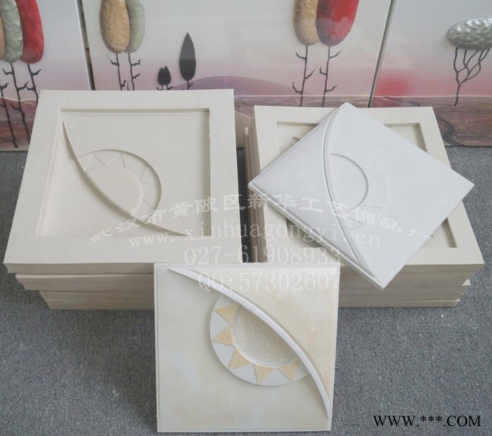 玻璃钢树脂背景墙 现代简约背景墙 武汉专用背景墙模具厂家图2