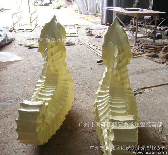 玻璃钢动物雕塑海马 生产 有模具 一件起可订购图2