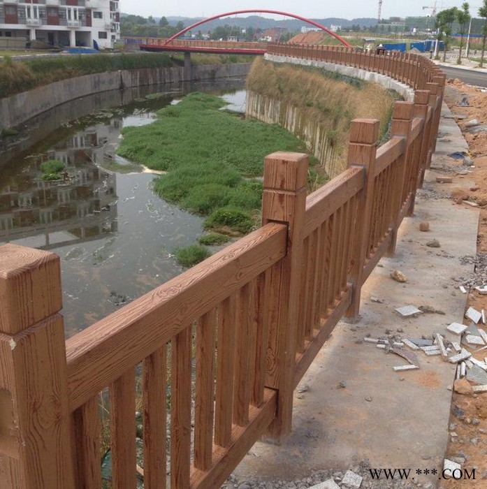 宜昌千艺石业 水泥仿木栏杆模具_水泥护栏_批发品牌商图8