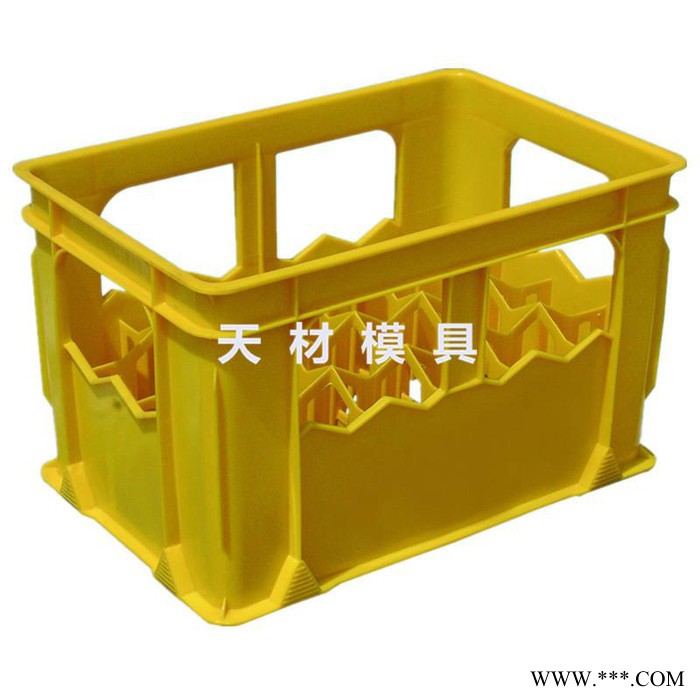 黄岩天材模具塑料啤酒箱模具 24格大瓶装啤酒箱塑料模具 可口可乐玻璃瓶装可乐箱模具图3