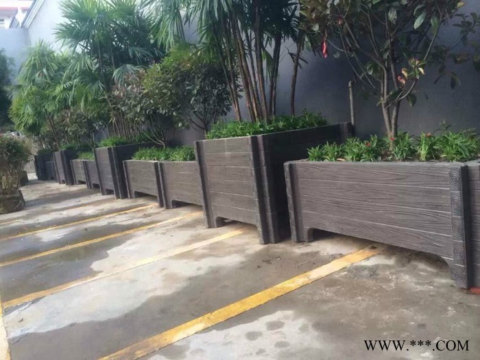 供应大量—— 水泥仿木花箱模具模具图2