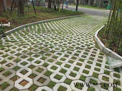 单8字草坪植草砖模具彩色地砖模具水泥混凝土塑料花砖格铺路模具 市政模具图2