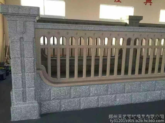 天艺模具001  特种建筑/建材    金格组合型围栏     水泥产品模具图2
