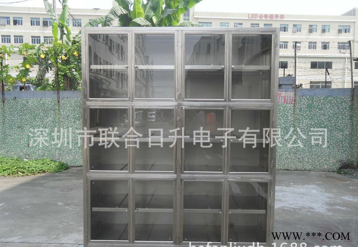 定制不锈钢玻璃多门展示样品模具治具夹具柜图2