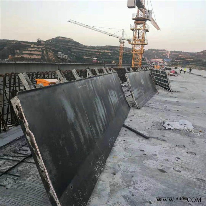 红桥机械 桥梁AB墙护栏模板模具 水泥防撞墙护栏钢模板图5