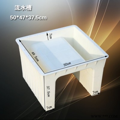 高速公路U型流水槽塑料模具 甘肃用水泥矩形槽配套排水沟模具厂家定做