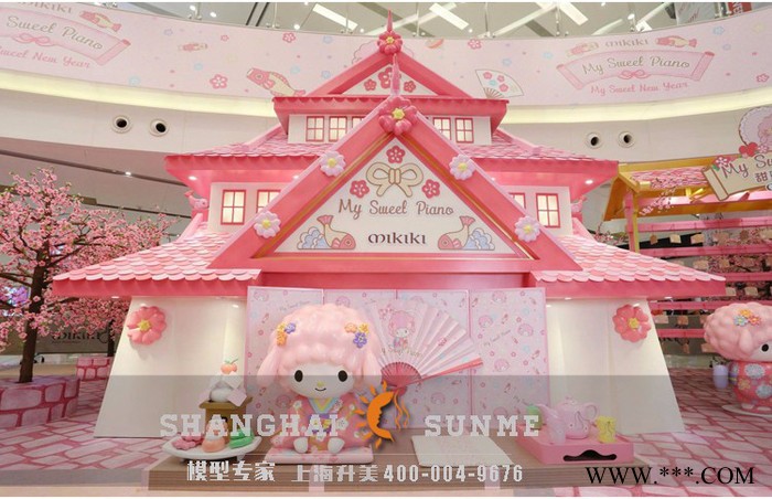 模型专家【上海升美】MIKIKI卡通人物户外玻璃钢模具摆件工艺品图2